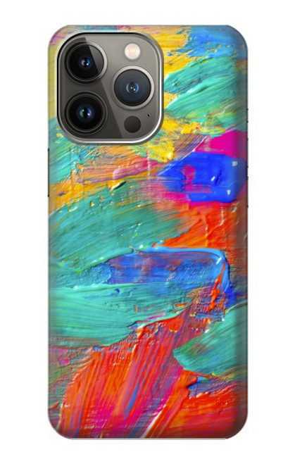 S2942 Brush Stroke Painting Case For iPhone 14 Pro Max
