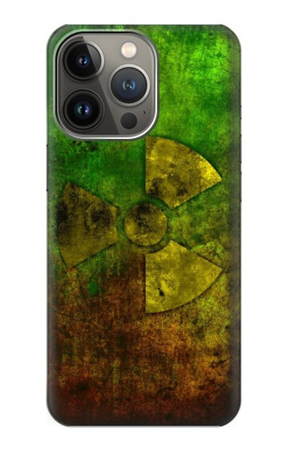 S3202 Radioactive Nuclear Hazard Symbol Case For iPhone 14 Pro Max