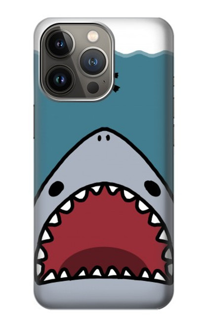 S3825 Cartoon Shark Sea Diving Case For iPhone 14 Pro Max