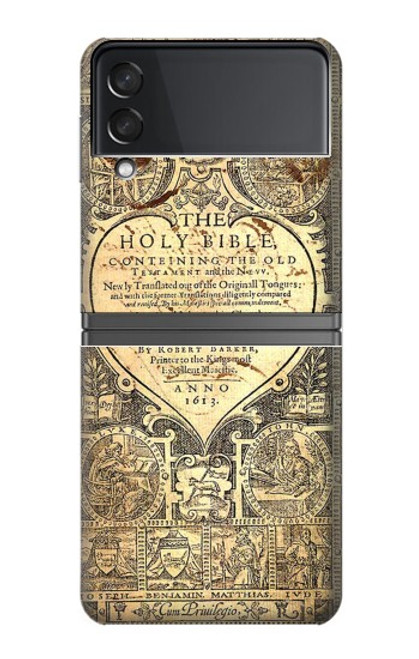 S0330 Bible Page Case For Samsung Galaxy Z Flip 4