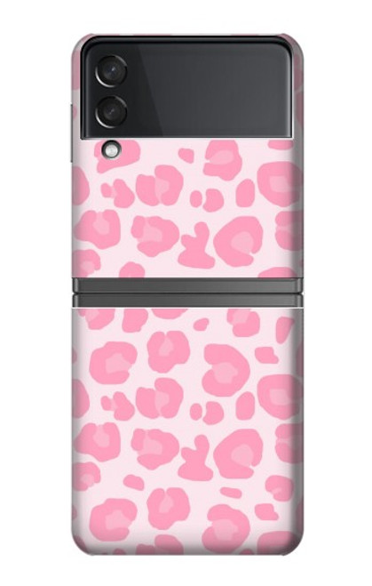 S2213 Pink Leopard Pattern Case For Samsung Galaxy Z Flip 4