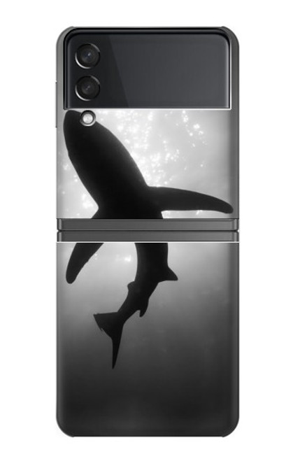 S2367 Shark Monochrome Case For Samsung Galaxy Z Flip 4