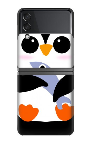 S2631 Cute Baby Penguin Case For Samsung Galaxy Z Flip 4