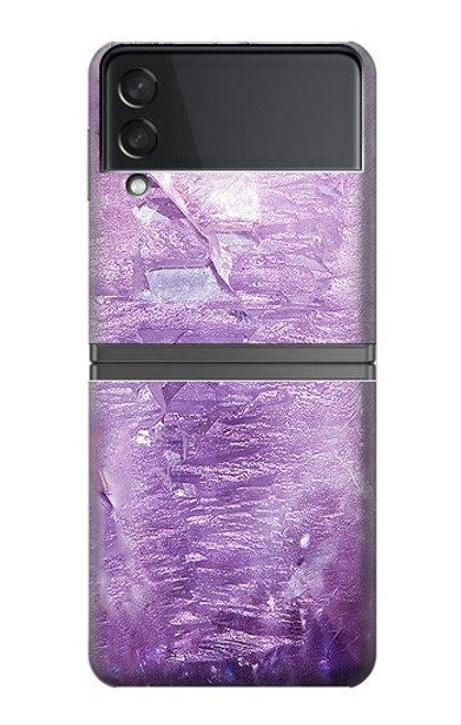 S2690 Amethyst Crystals Graphic Printed Case For Samsung Galaxy Z Flip 4