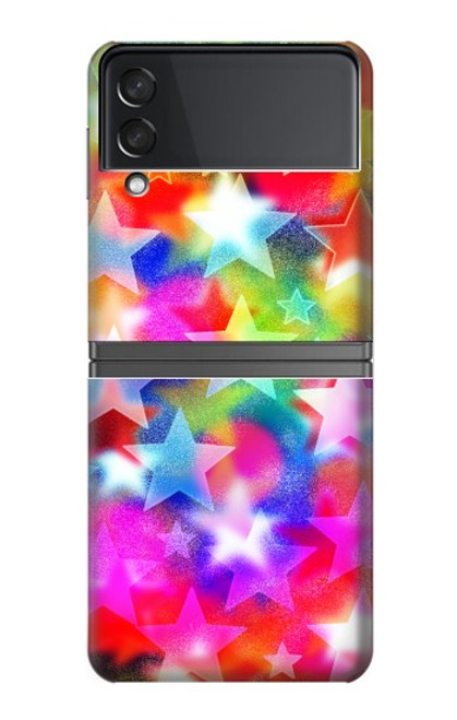 S3292 Colourful Disco Star Case For Samsung Galaxy Z Flip 4