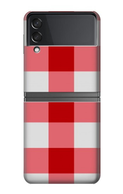 S3535 Red Gingham Case For Samsung Galaxy Z Flip 4