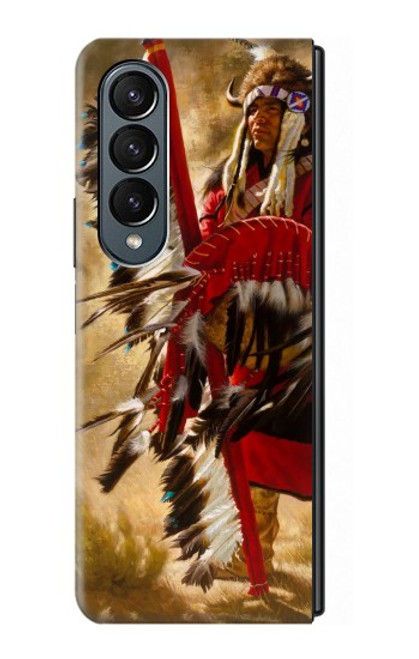 S0817 Red Indian Case For Samsung Galaxy Z Fold 4