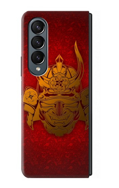 S0820 Samurai Mask Helmet Case For Samsung Galaxy Z Fold 4