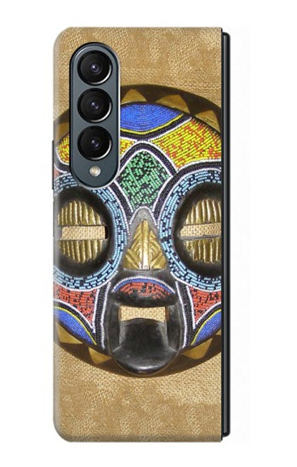 S0965 African Baluba Mask Case For Samsung Galaxy Z Fold 4