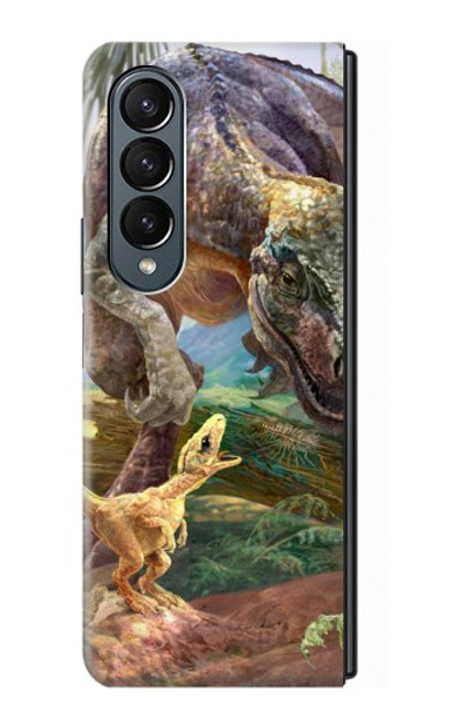 S1290 Dinosaurs T-Rex Case For Samsung Galaxy Z Fold 4