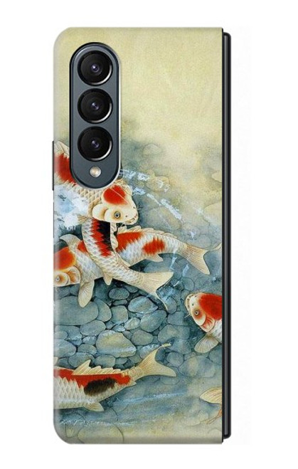 S1654 Koi Carp Fish Art Painting Case For Samsung Galaxy Z Fold 4
