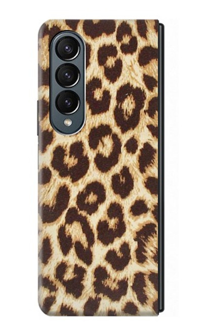 S2204 Leopard Pattern Graphic Printed Case For Samsung Galaxy Z Fold 4