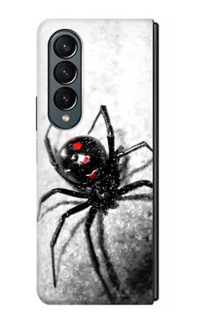 S2386 Black Widow Spider Case For Samsung Galaxy Z Fold 4