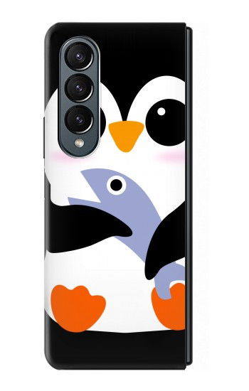 S2631 Cute Baby Penguin Case For Samsung Galaxy Z Fold 4