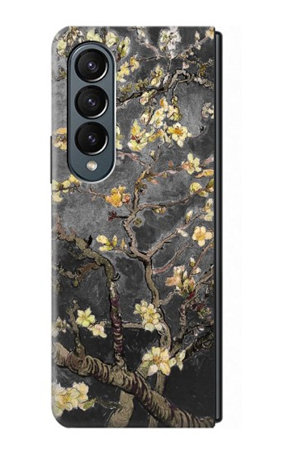 S2664 Black Blossoming Almond Tree Van Gogh Case For Samsung Galaxy Z Fold 4