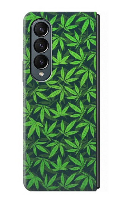 S2666 Marijuana Pattern Case For Samsung Galaxy Z Fold 4