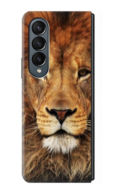 S2870 Lion King of Beasts Case For Samsung Galaxy Z Fold 4