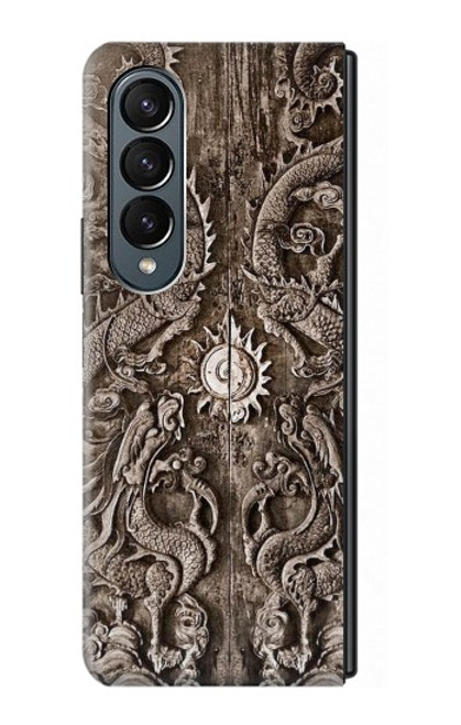 S3395 Dragon Door Case For Samsung Galaxy Z Fold 4