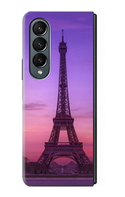 S3447 Eiffel Paris Sunset Case For Samsung Galaxy Z Fold 4