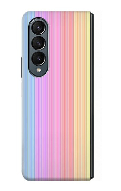 S3849 Colorful Vertical Colors Case For Samsung Galaxy Z Fold 4