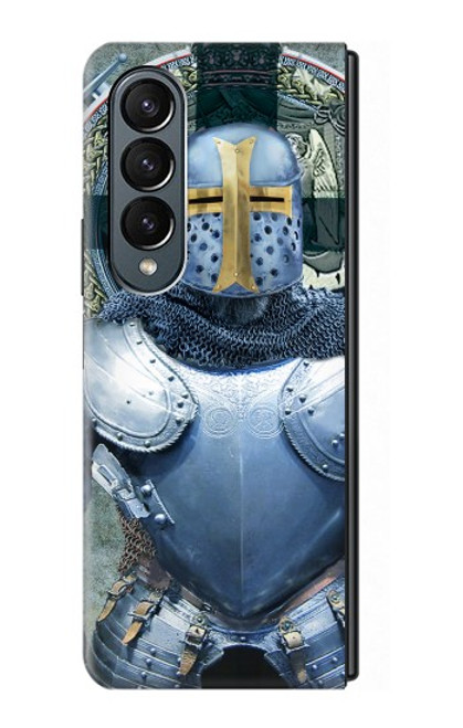 S3864 Medieval Templar Heavy Armor Knight Case For Samsung Galaxy Z Fold 4