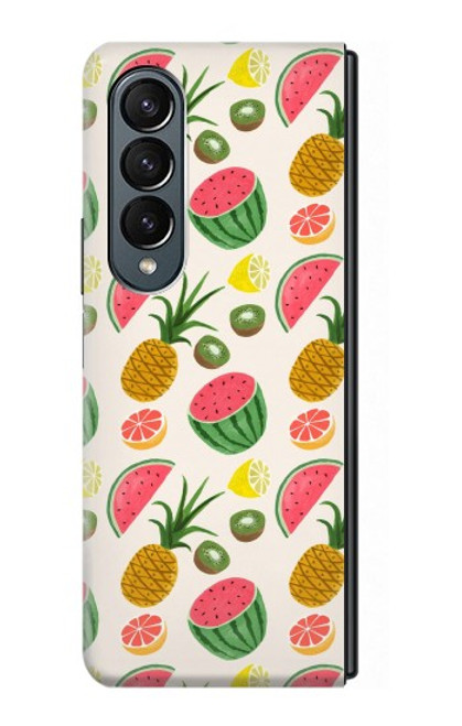 S3883 Fruit Pattern Case For Samsung Galaxy Z Fold 4