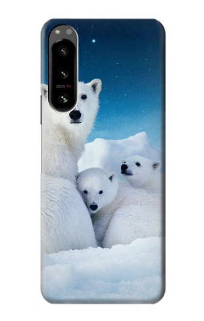 S0285 Polar Bear Family Arctic Case For Sony Xperia 5 IV