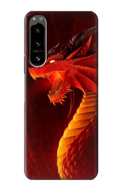 S0526 Red Dragon Case For Sony Xperia 5 IV