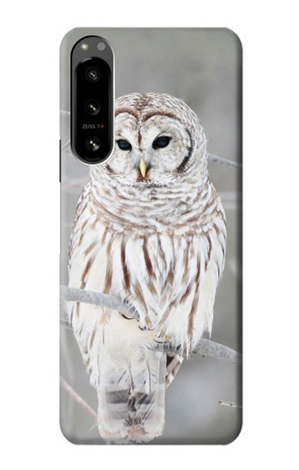 S1566 Snowy Owl White Owl Case For Sony Xperia 5 IV