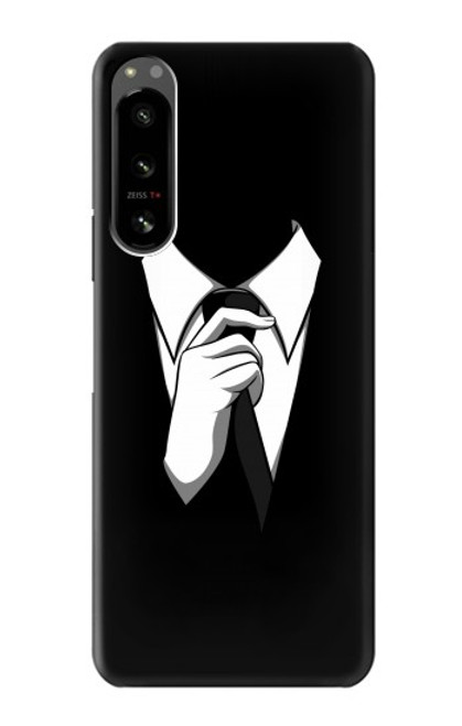 S1591 Anonymous Man in Black Suit Case For Sony Xperia 5 IV