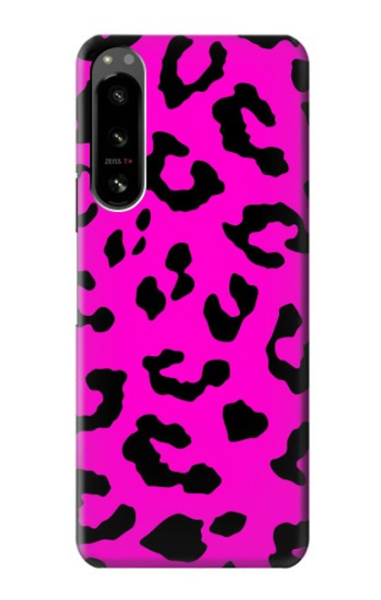 S1850 Pink Leopard Pattern Case For Sony Xperia 5 IV