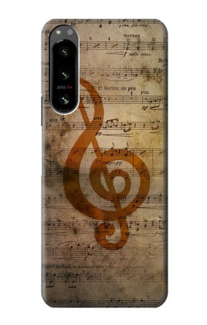 S2368 Sheet Music Notes Case For Sony Xperia 5 IV