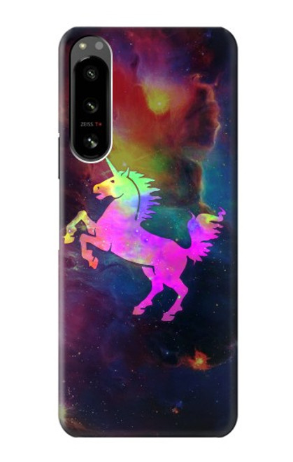 S2486 Rainbow Unicorn Nebula Space Case For Sony Xperia 5 IV