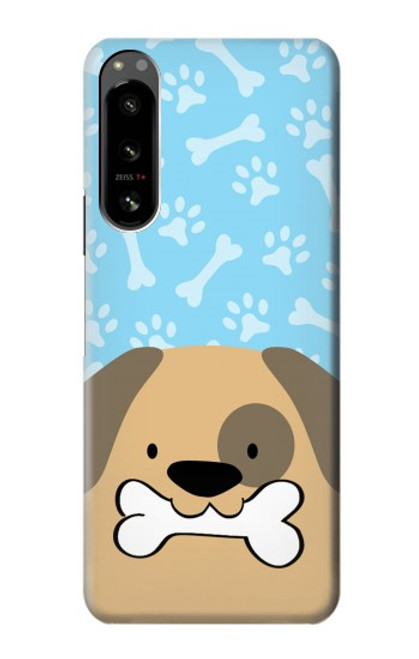 S2669 Cute Dog Paws Bones Cartoon Case For Sony Xperia 5 IV