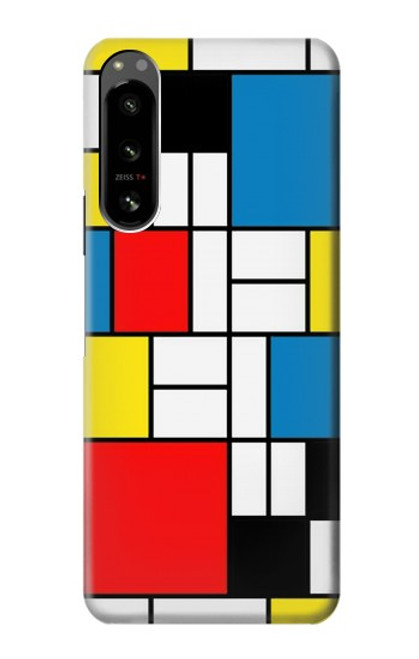 S3814 Piet Mondrian Line Art Composition Case For Sony Xperia 5 IV