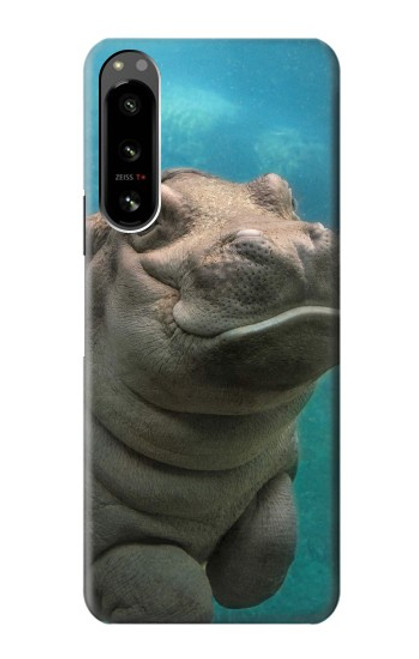 S3871 Cute Baby Hippo Hippopotamus Case For Sony Xperia 5 IV