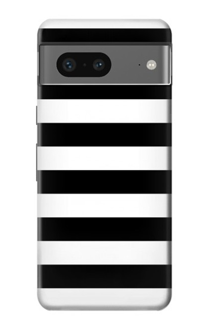 S1596 Black and White Striped Case For Google Pixel 7