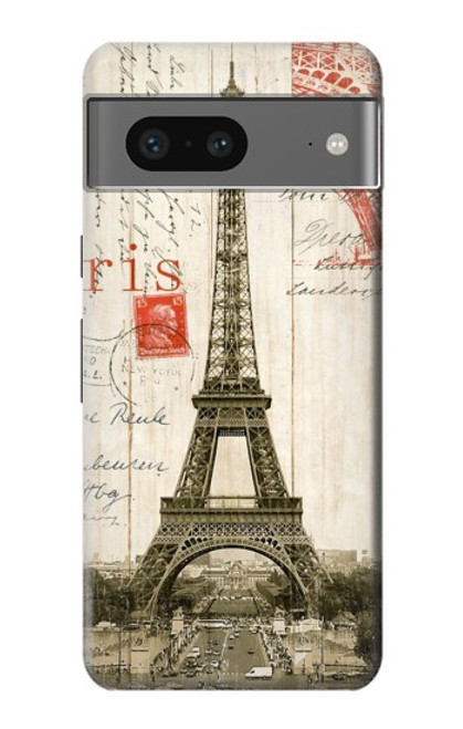 S2108 Eiffel Tower Paris Postcard Case For Google Pixel 7