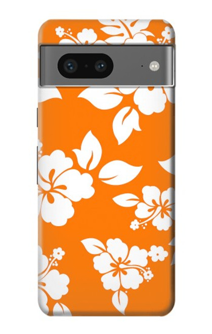 S2245 Hawaiian Hibiscus Orange Pattern Case For Google Pixel 7