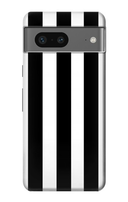 S2297 Black and White Vertical Stripes Case For Google Pixel 7