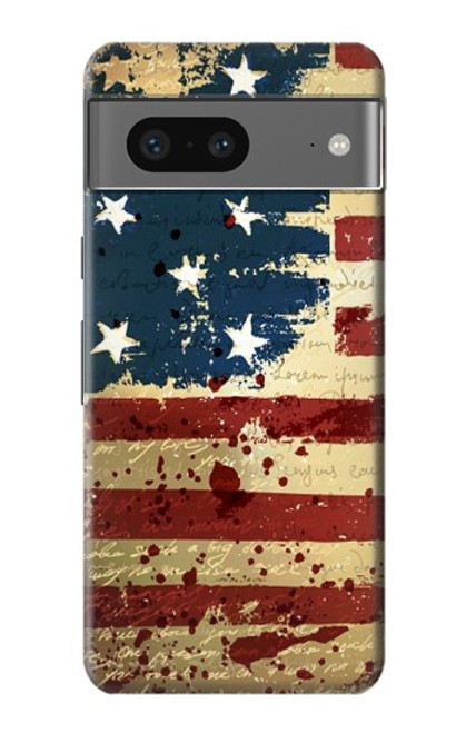 S2349 Old American Flag Case For Google Pixel 7