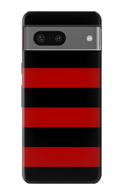 S2638 Black and Red Striped Case For Google Pixel 7