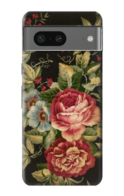 S3013 Vintage Antique Roses Case For Google Pixel 7