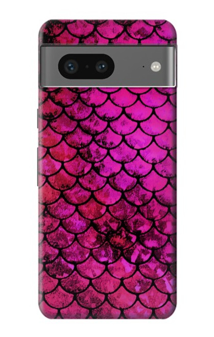 S3051 Pink Mermaid Fish Scale Case For Google Pixel 7
