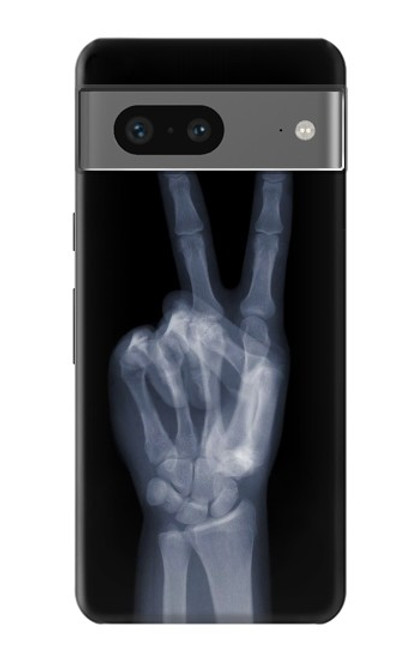 S3101 X-ray Peace Sign Fingers Case For Google Pixel 7