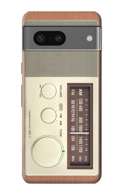 S3165 FM AM Wooden Receiver Graphic Case For Google Pixel 7