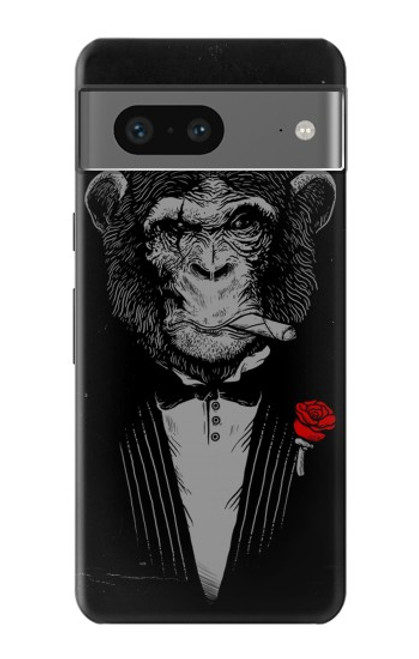 S3167 Funny Monkey God Father Case For Google Pixel 7