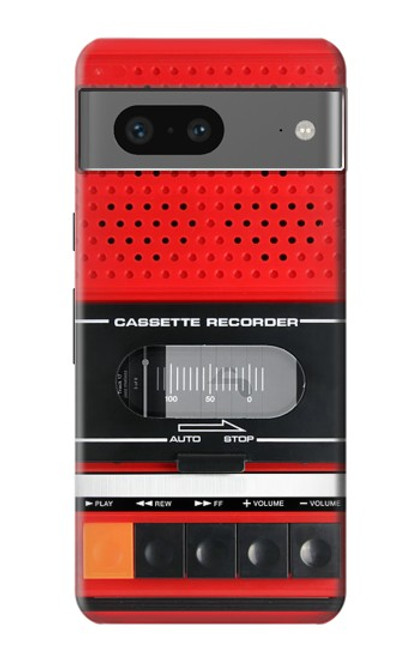 S3204 Red Cassette Recorder Graphic Case For Google Pixel 7