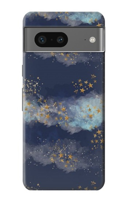 S3364 Gold Star Sky Case For Google Pixel 7