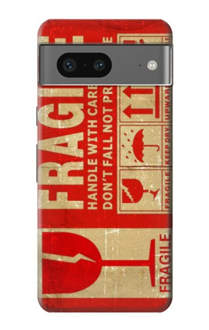 S3552 Vintage Fragile Label Art Case For Google Pixel 7